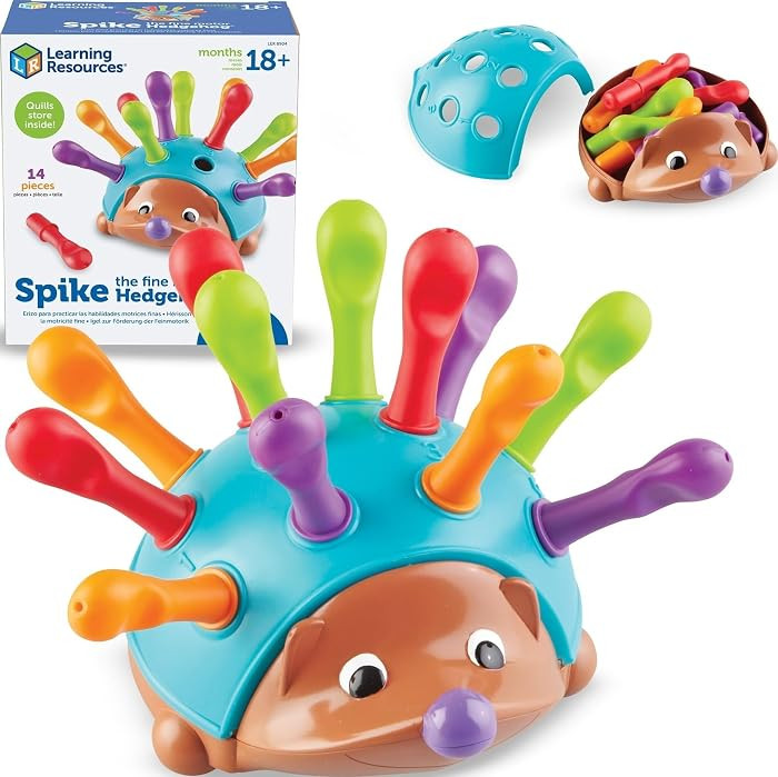 Learning Resources Spike The Fine Motor Hedgehog - Toddler Montessori Toys, Stacking Shape, Gifts... | Amazon (US)