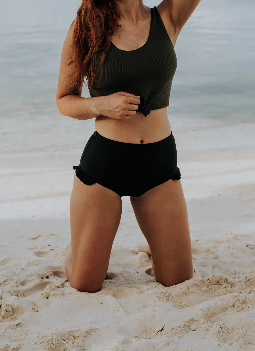 Summer Nights Bottoms | Black | Final Sale | Coral Reef Swim