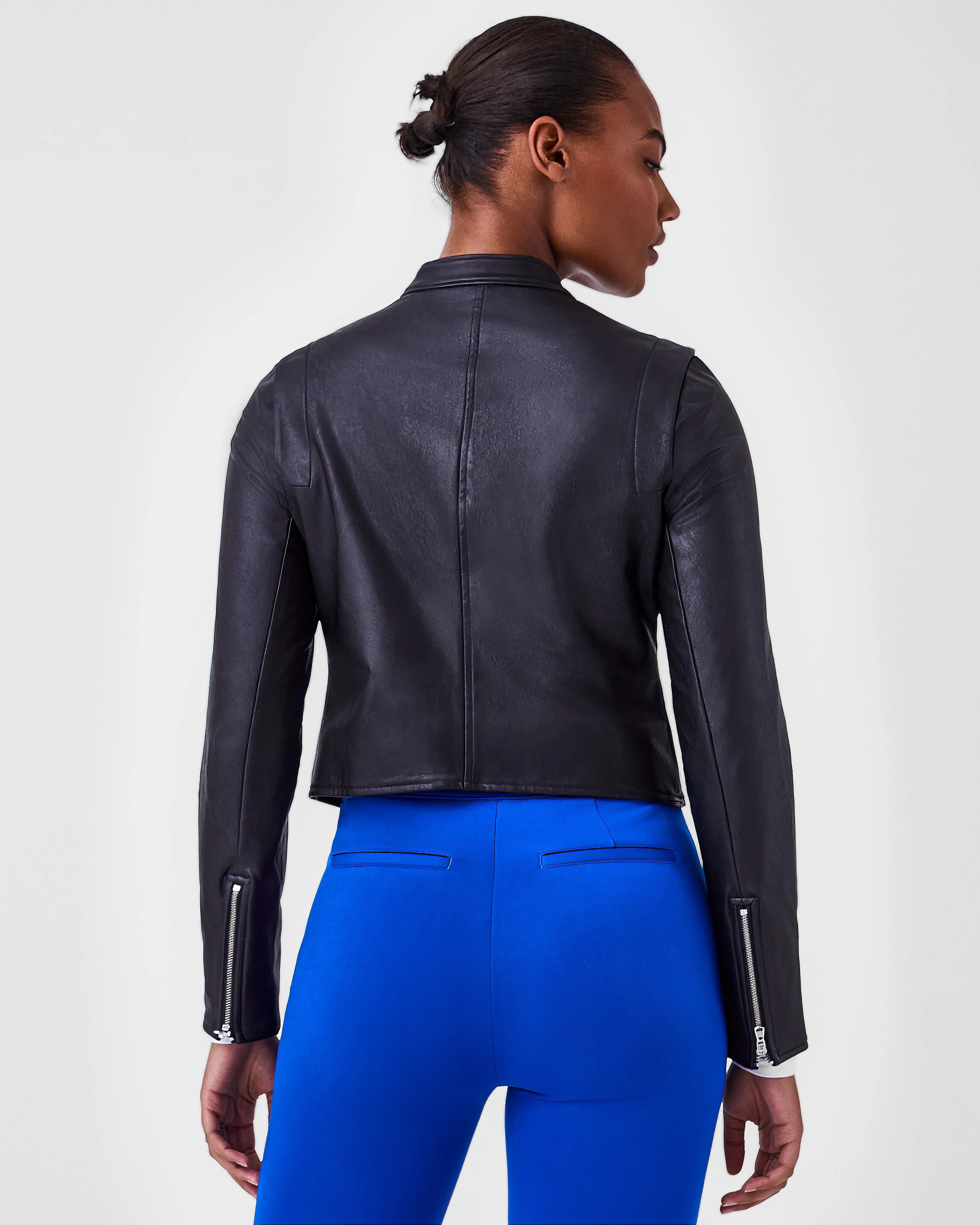SPANX® Leather-Like Moto Jacket | Spanx