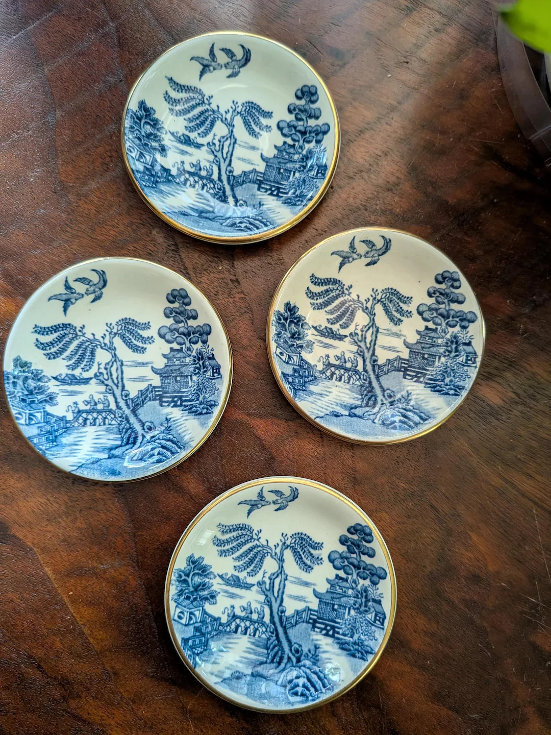 Blue Willow Butter Pats (set of 4) - Etsy | Etsy (Global)