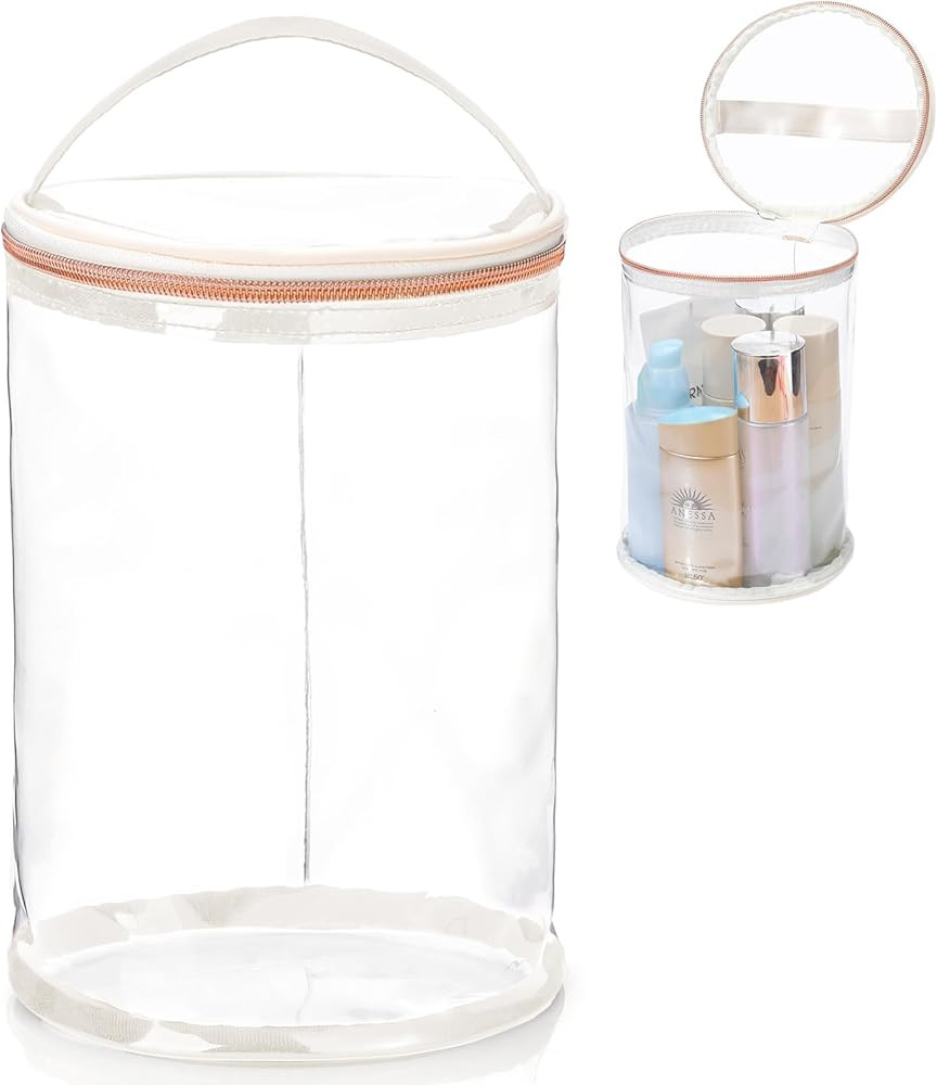 Clear Lotion Bag for Toiletry Cylinder Makeup Bag Heavy Duty Sunscreen Travel Organizer Pouch Wat... | Amazon (US)
