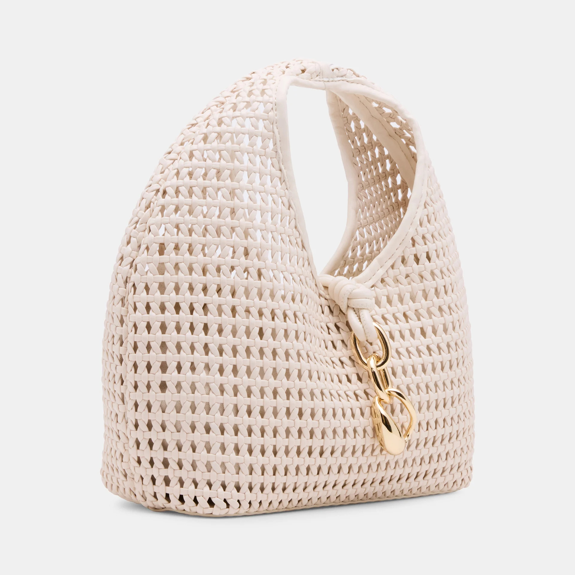 Dahlia Woven Handbag Ivory Woven Stella | DolceVita.com