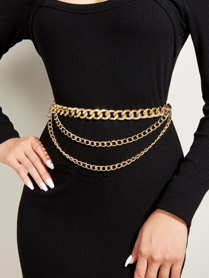 Elegant Women Minimalist Chain Belt-Travel Beach Chain For Women | SHEIN