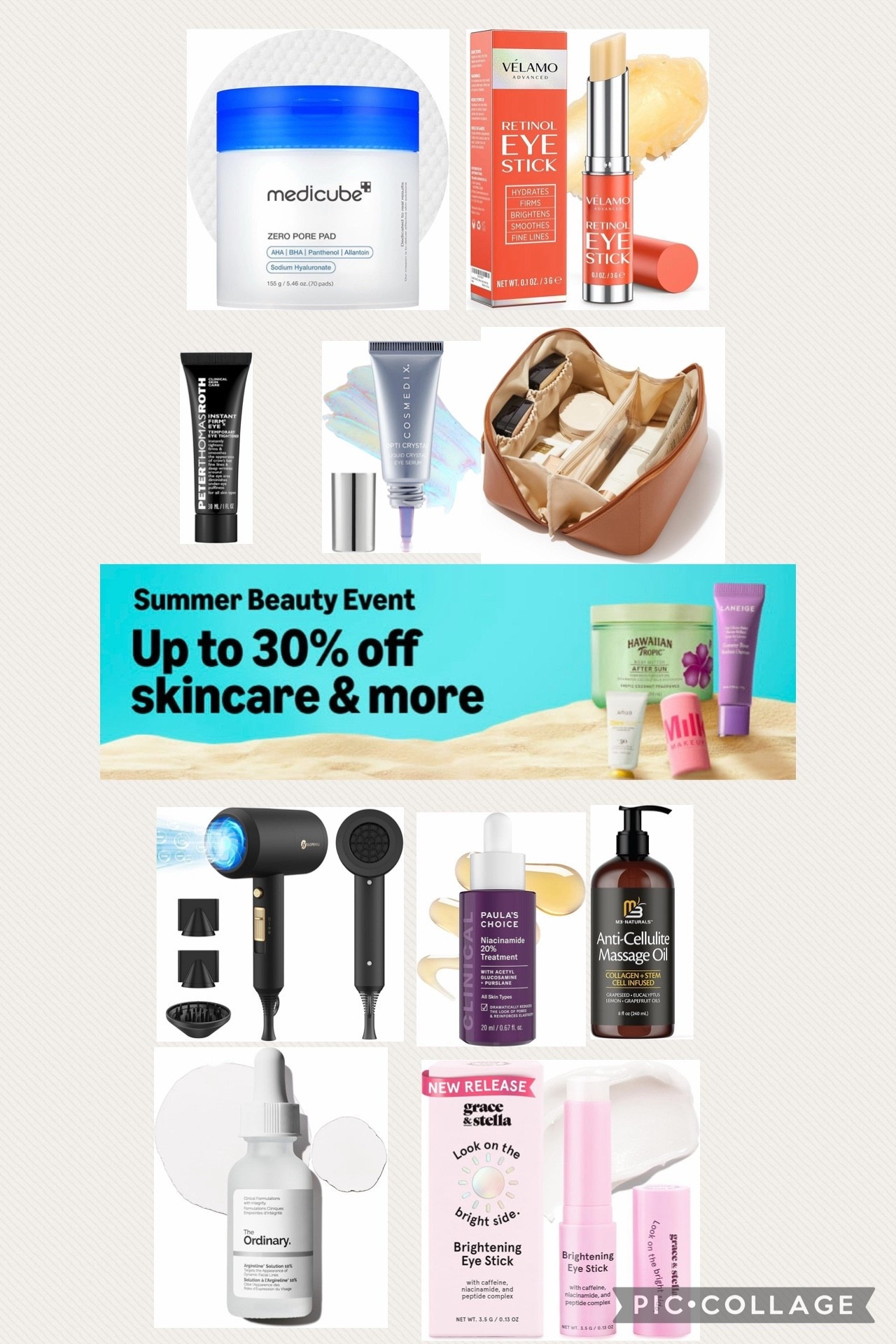 Amazon summer beauty sale!!!


Makeup bag skincare blow dryer serum Peter Roth face cream eye stick depuff cellulite oil body 

#LTKBeauty #LTKSaleAlert #LTKgrwm