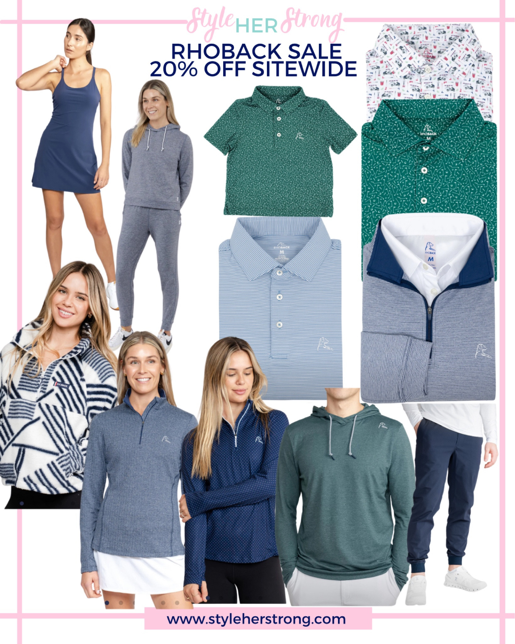 Rhoback sale 20% off sitewide on performance wear, golf apparel 

#LTKGiftGuide #LTKCyberWeek #LTKsalealert