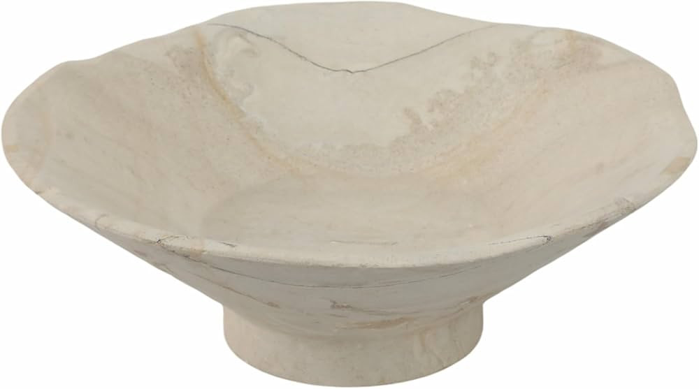 10" Sandstone Rough Edge Bowl, Tan | Amazon (US)