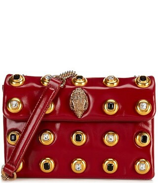 Kurt Geiger London Kensington Gem Studded Leather Shoulder Bag | Dillard's | Dillard's