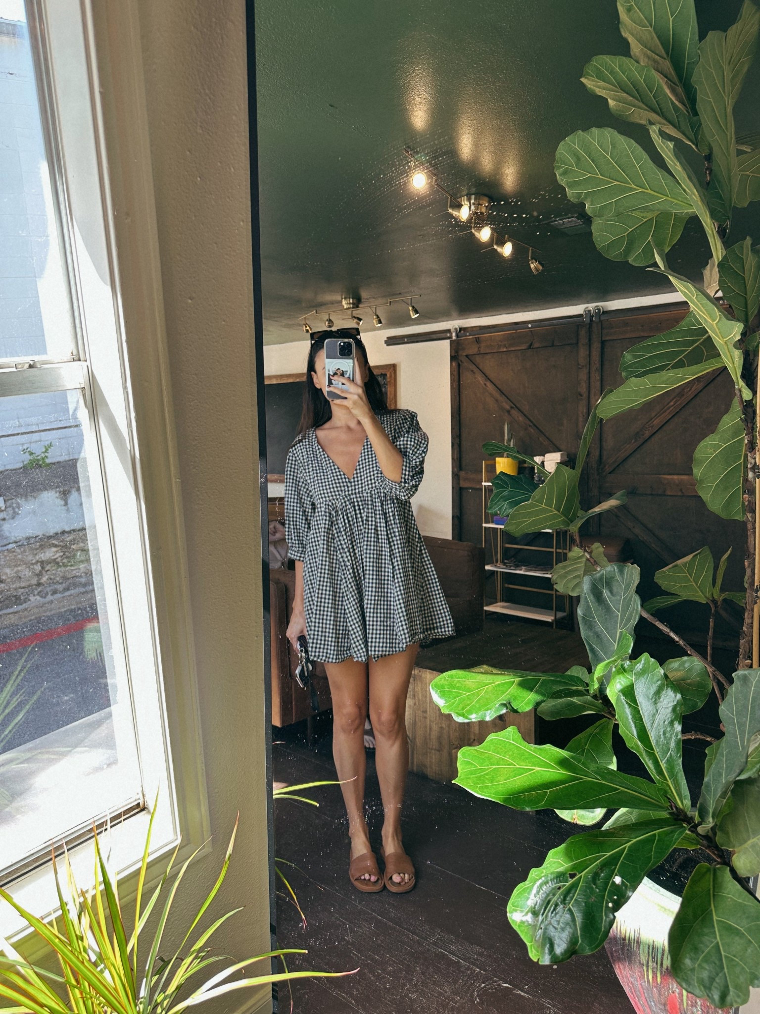Dress is from nuuly - old urban dress but linked a similar one!