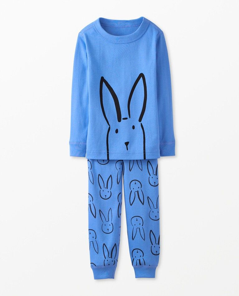 Easter Print Long John Pajama Set | Hanna Andersson