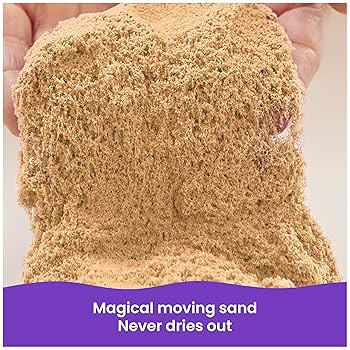 Kinetic Sand, 5.5lbs (2.5kg) Natural Brown Play Sand, Bulk Box for Arts and Crafts, Sandbox (Pack... | Amazon (US)