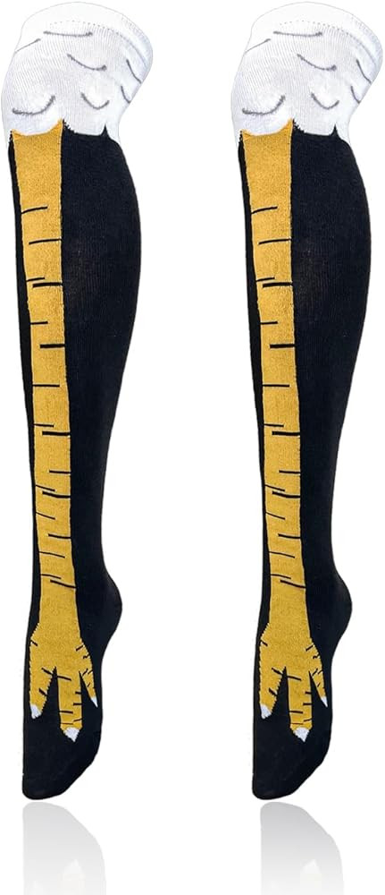Banvih Chicken Leg Socks - White Elephant Gift Exchange for Adult Women Men Teens, Unique Gag Gif... | Amazon (US)