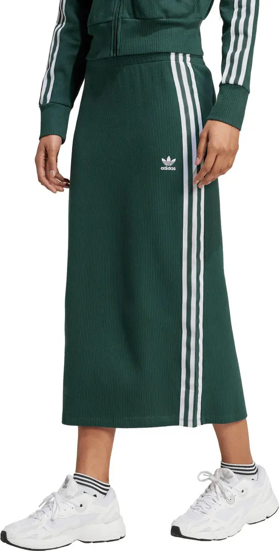 Adicolor 3-Stripes Knit Midi Skirt | Nordstrom