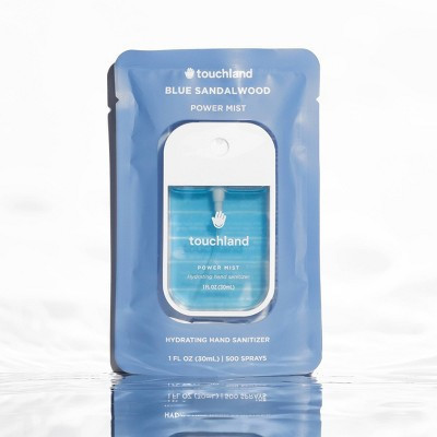 Touchland Power Mist Hydrating Hand Sanitizer - Blue Sandalwood - 1 fl oz/500 sprays - Trial Size | Target