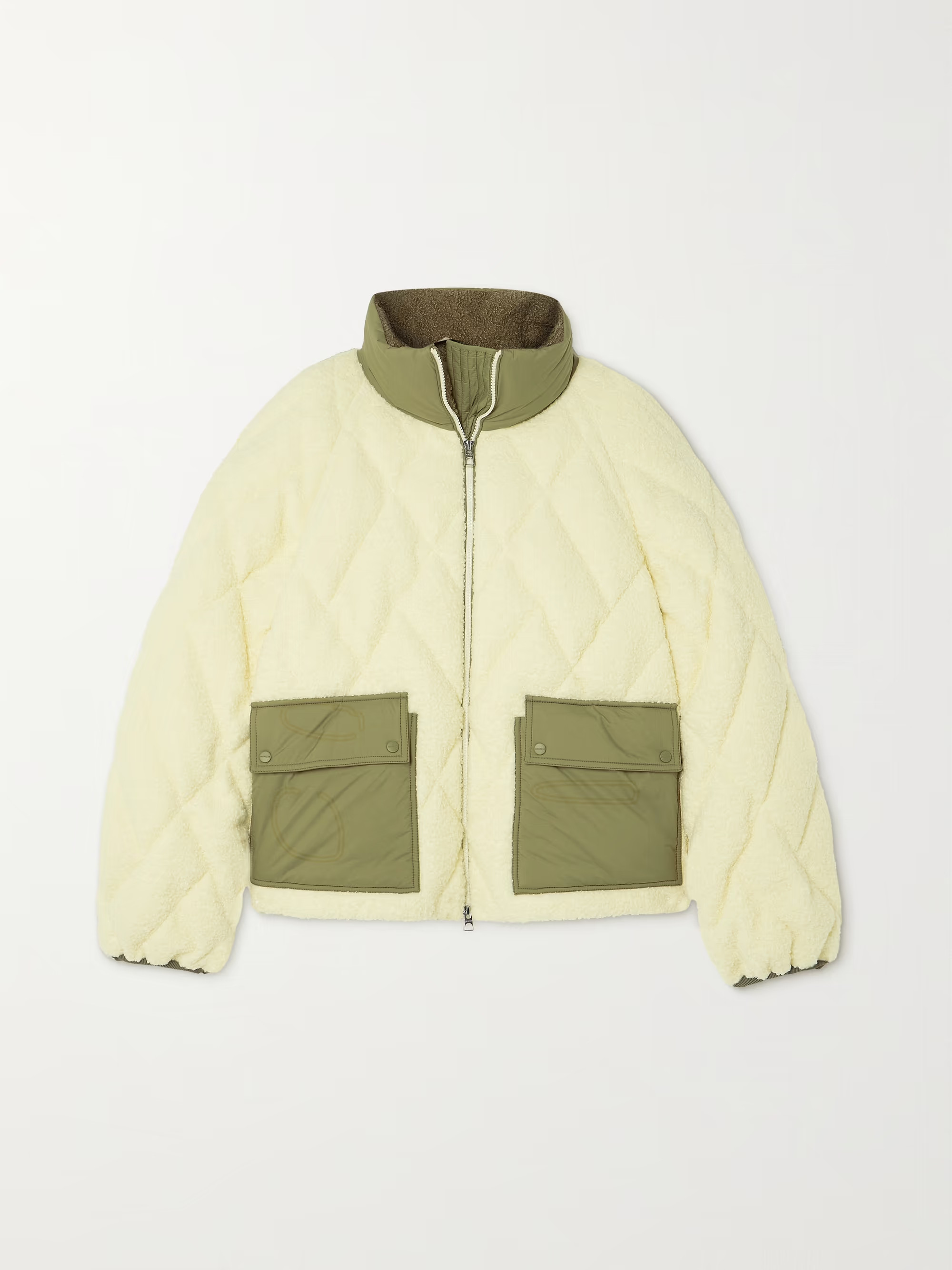 Despite being more pared-back, Moncler's 'Jonquille' jacket will keep you just as warm as bulky s... | NET-A-PORTER (UK & EU)