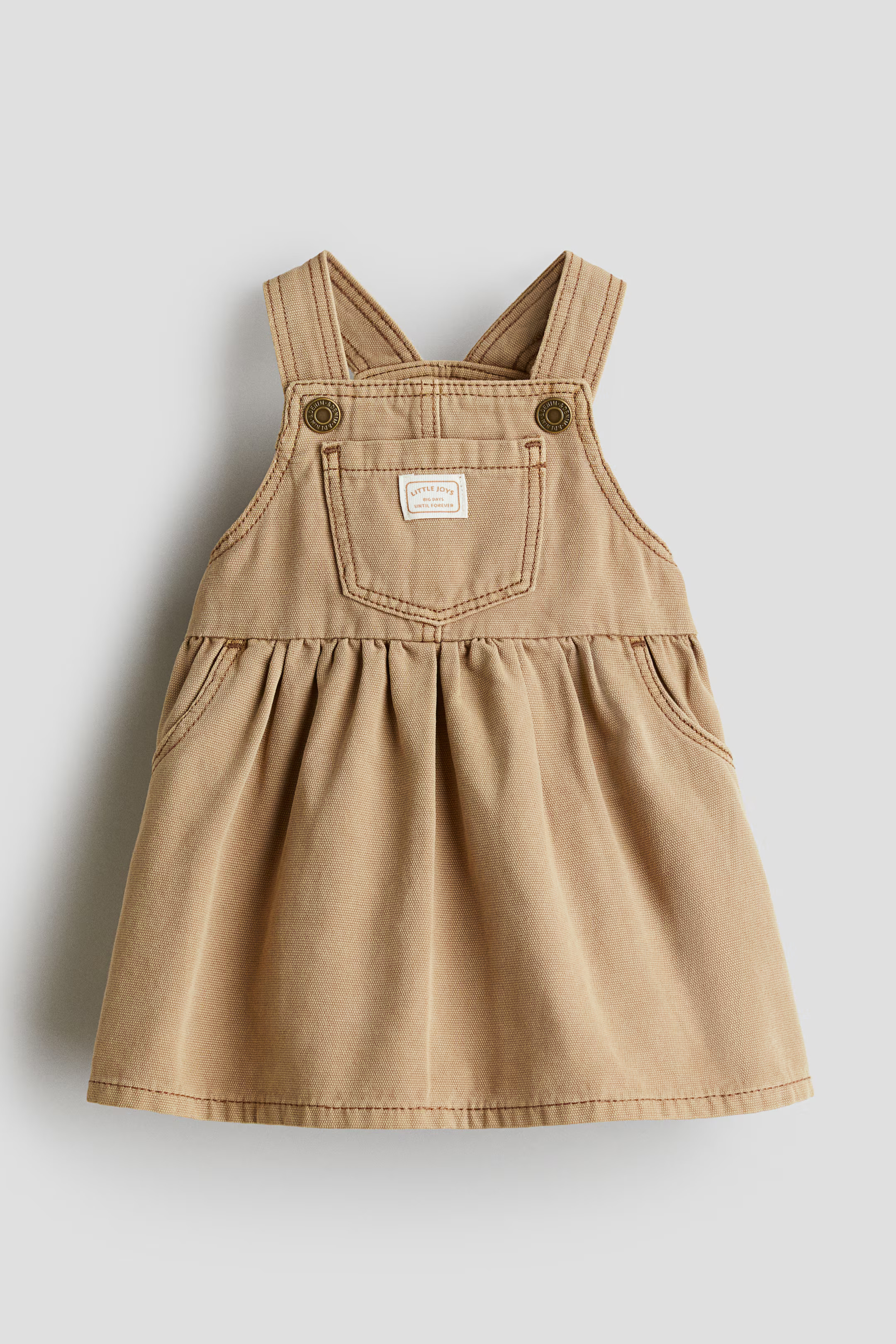 Cotton Twill Overall Dress | H&M (US + CA)