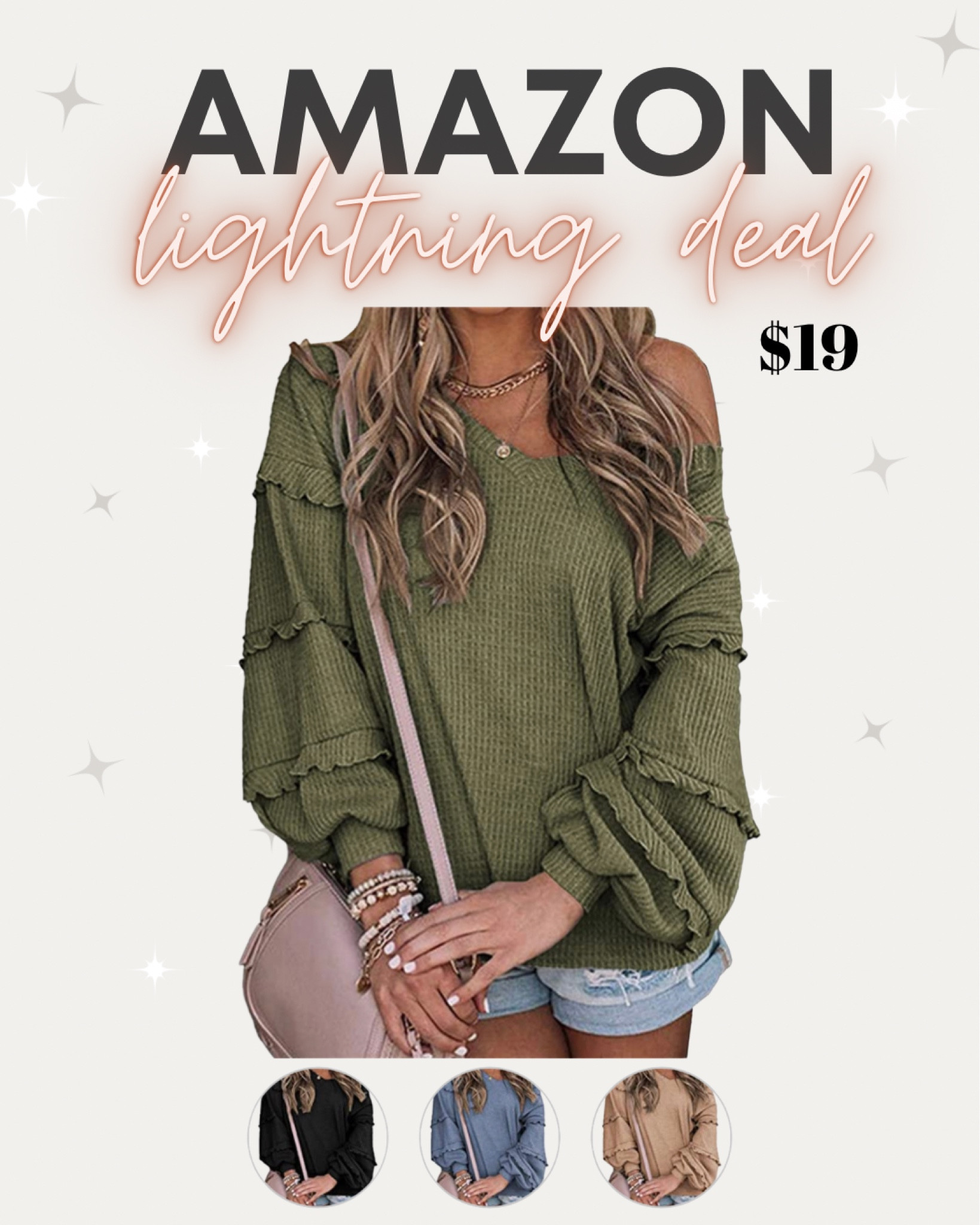 Amazon off shoulder waffle knit top









#LTKsalealert #LTKSeasonal #LTKcurves