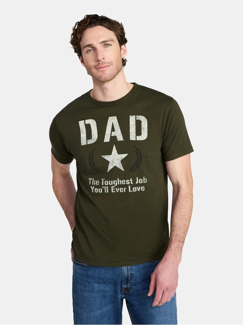 Father's Day Men's Army Ranger Dad Graphic Tee by Way to Celebrate, Sizes XS-5XL | Walmart (US)