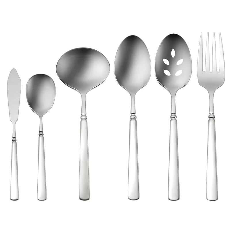 Oneida Easton 6 Piece Flatware Serving Set, 18/10 Stainless Steel | Wayfair North America