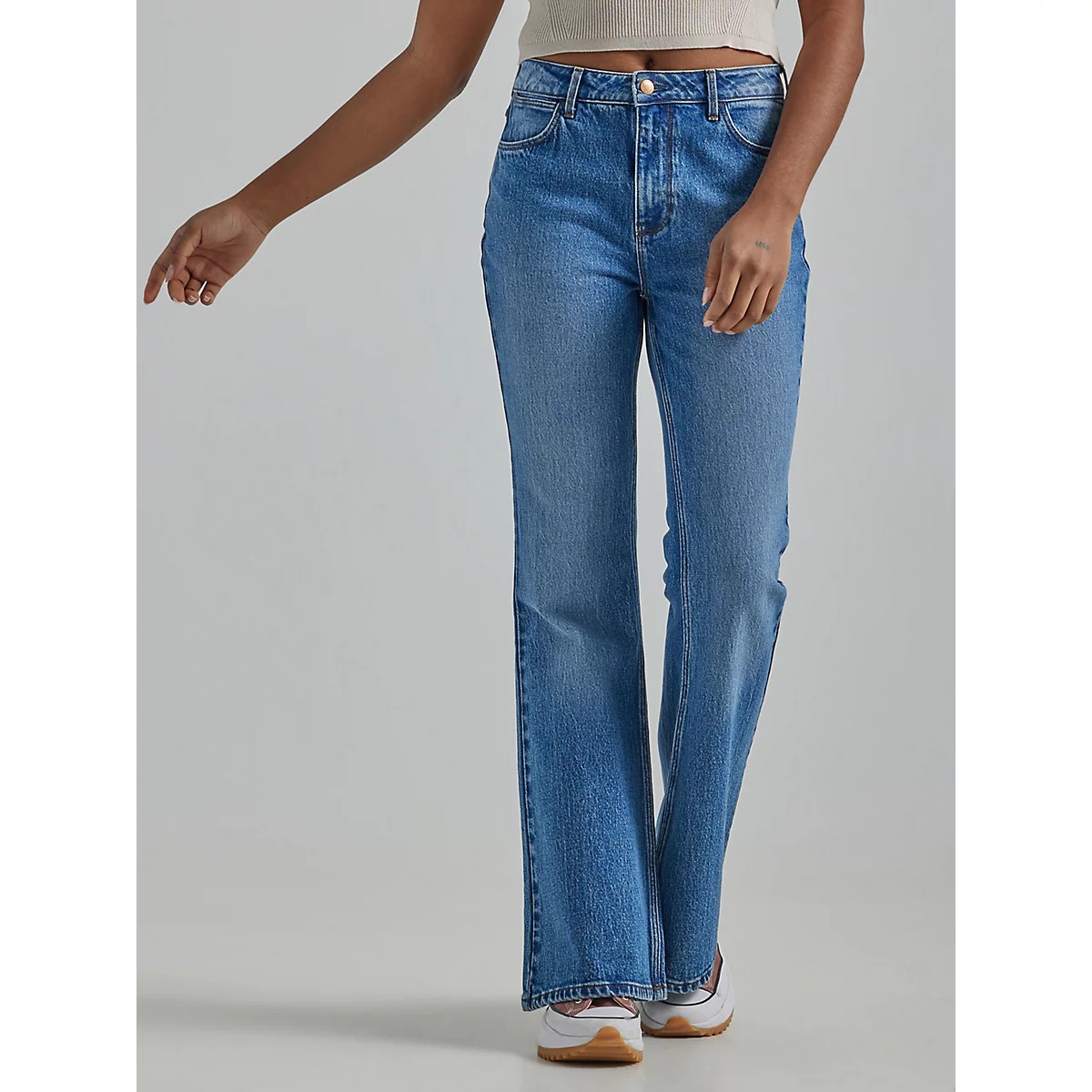 Women's Wrangler® Fierce Flare Jean in Meadow | Wrangler
