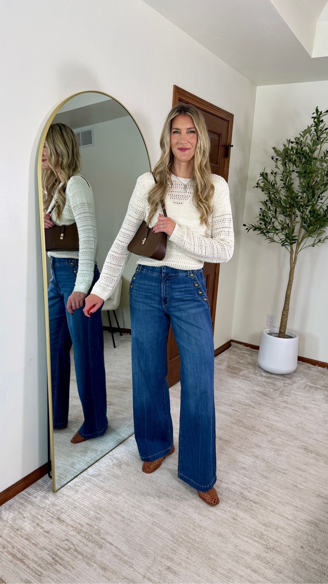 Wearing my true medium/8/tall in all 

Cutest designer look for less denim and tall size tops! Affordability meets elevated  tall size 

#LTKSaleAlert #LTKFindsUnder50 #LTKTall