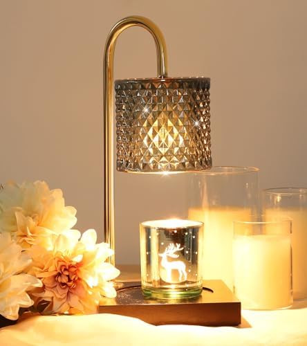 Candle Warmer Lamp with Timer Dimmer, Birthday Gifts for Women Mom, House Warming Gifts, Elegant ... | Amazon (US)