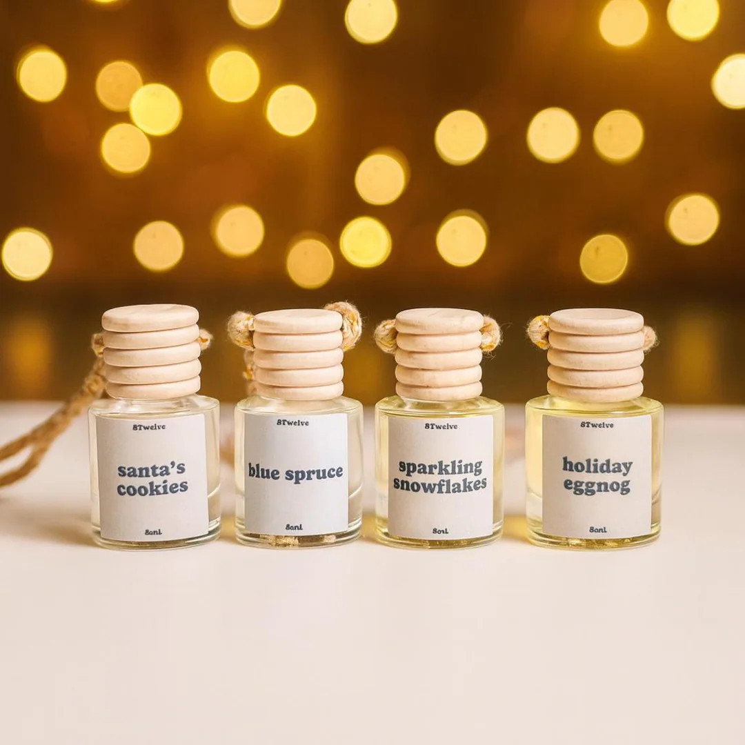 Christmas Car Diffuser | Holiday Scent Hanging Freshener, Stocking Stuffer - Etsy | Etsy (US)