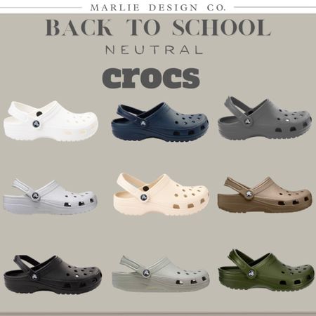 Back to school shoes | tween shoes | teen shoes | teen girl shoes | teen boy shoes | gifts for her | gifts for him | neutral crocs | classic crocs 

#LTKkids #LTKshoecrush #LTKunder50