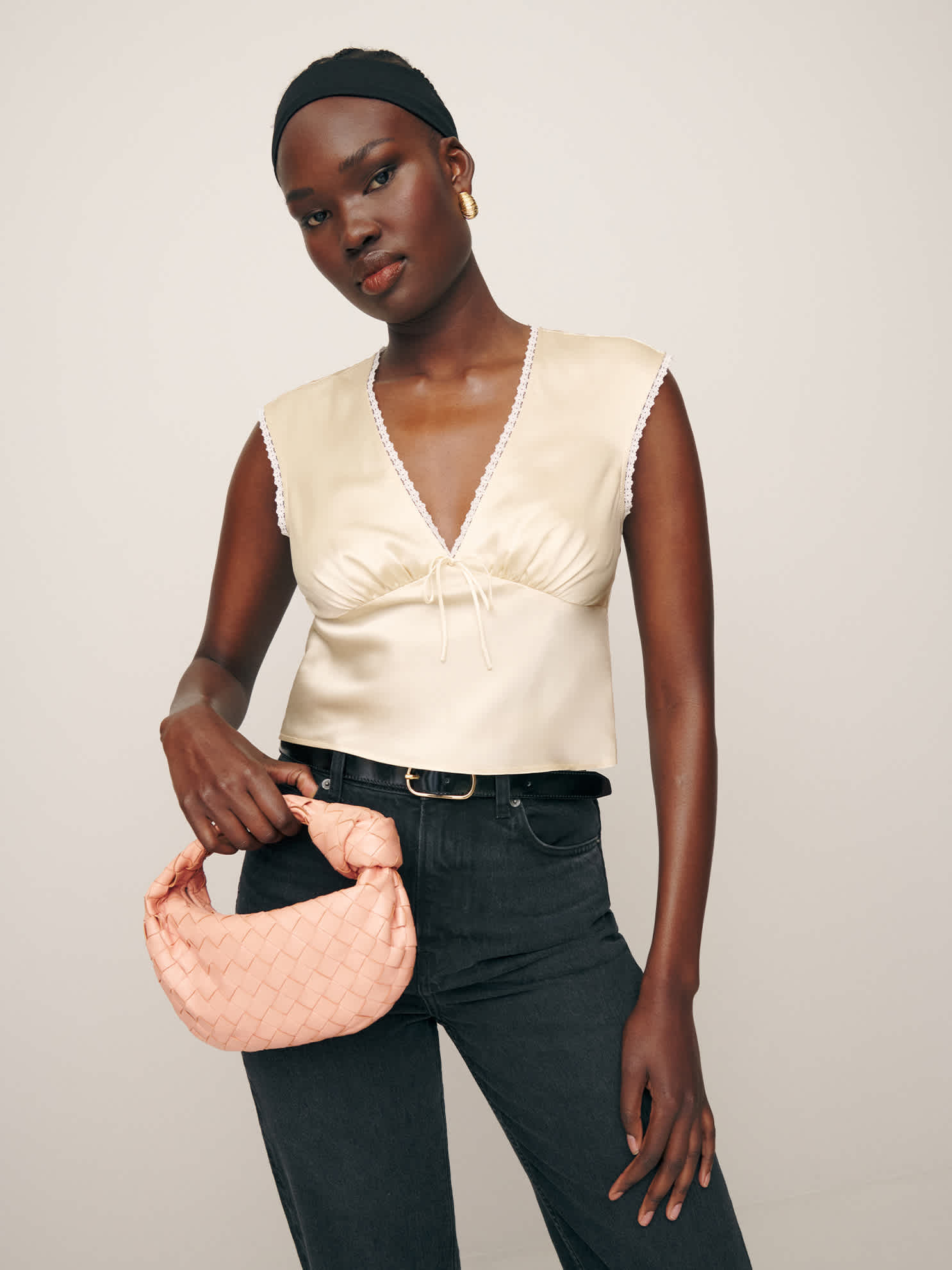 Cherry Silk Top | Reformation (Global)