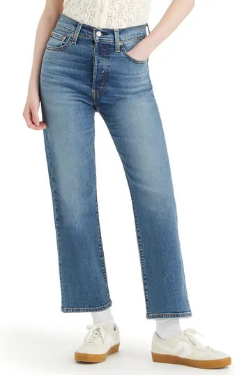 Levi's Ribcage High Waist Ankle Straight Leg Jeans in Elevated Taste at Nordstrom Rack, Size 24 X 27 | Nordstrom Rack