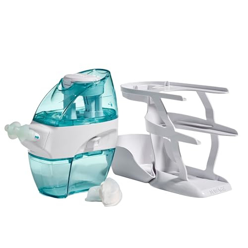 Navage Essentials Bundle - Nasal Irrigation System - Saline Nasal Rinse Kit with 1 Navage Nose Cleaner, 30 Salt Pods and 1 Countertop Caddy | Amazon (US)