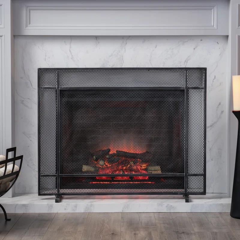 Erick Iron Fireplace Screen | Wayfair North America
