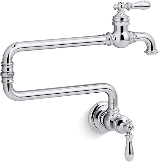 Kohler 99270-CP Artifacts Kitchen Sink Faucet, 9.26 x 5.39 x 12.82 inches, Polished Chrome | Amazon (US)