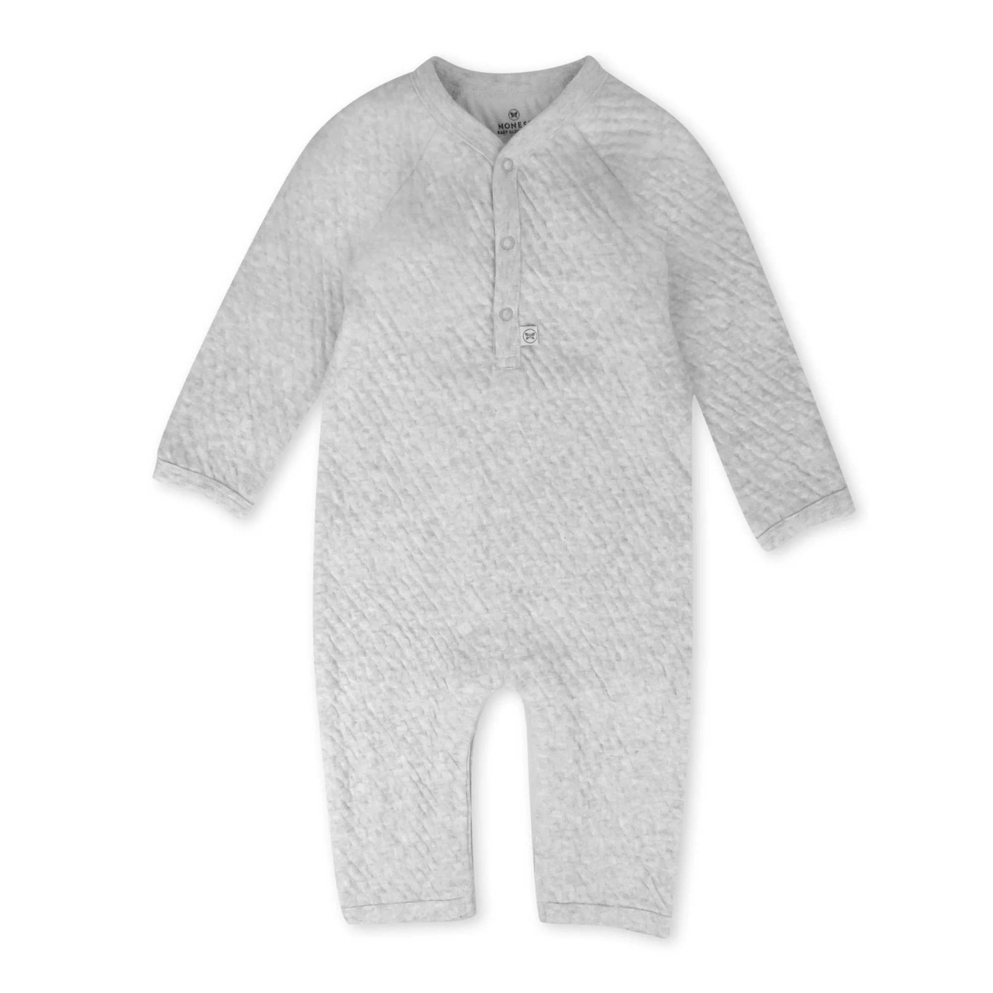 Honest Baby Clothing Baby Boy or Girl Gender Neutral Organic Cotton Center Front Snap Matelasse C... | Walmart (US)