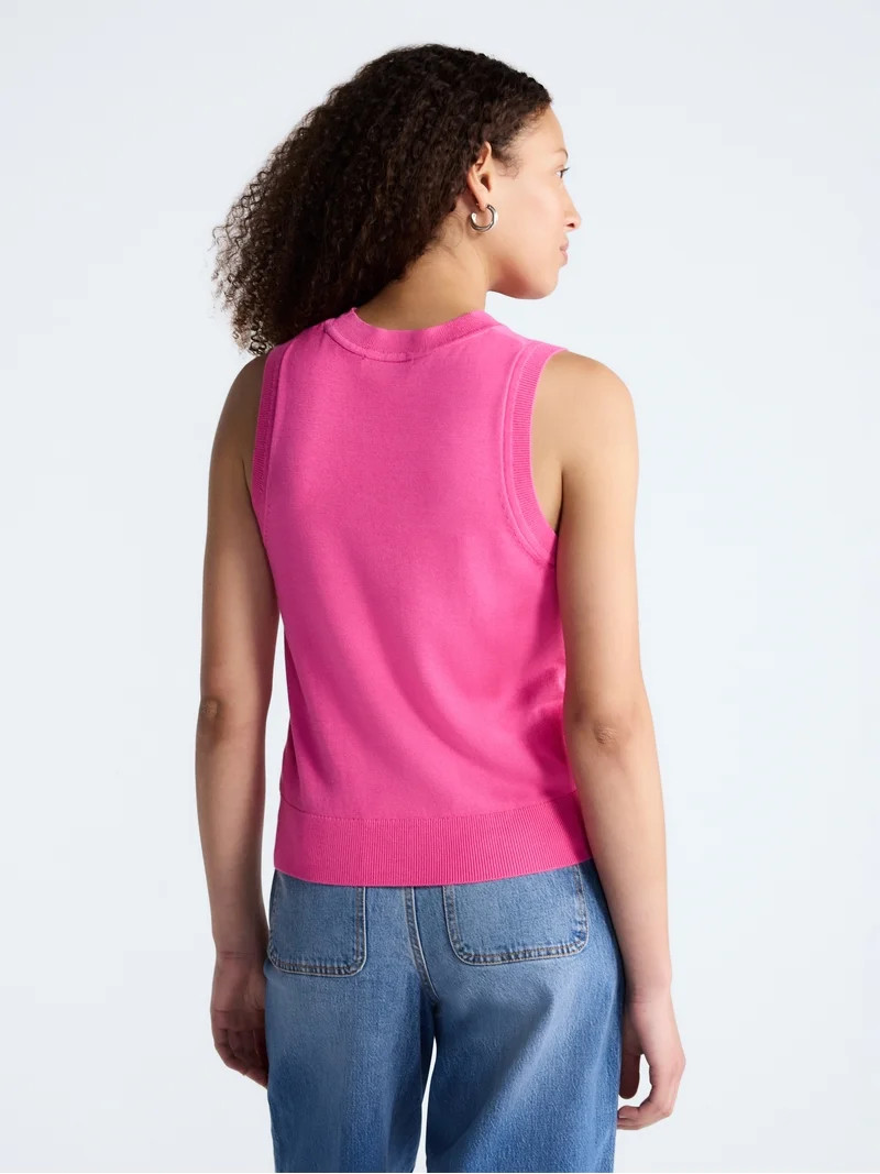 Free Assembly Women's and Women's Plus Graphic Sweater Shell, Sizes XS-4X | Walmart (US)