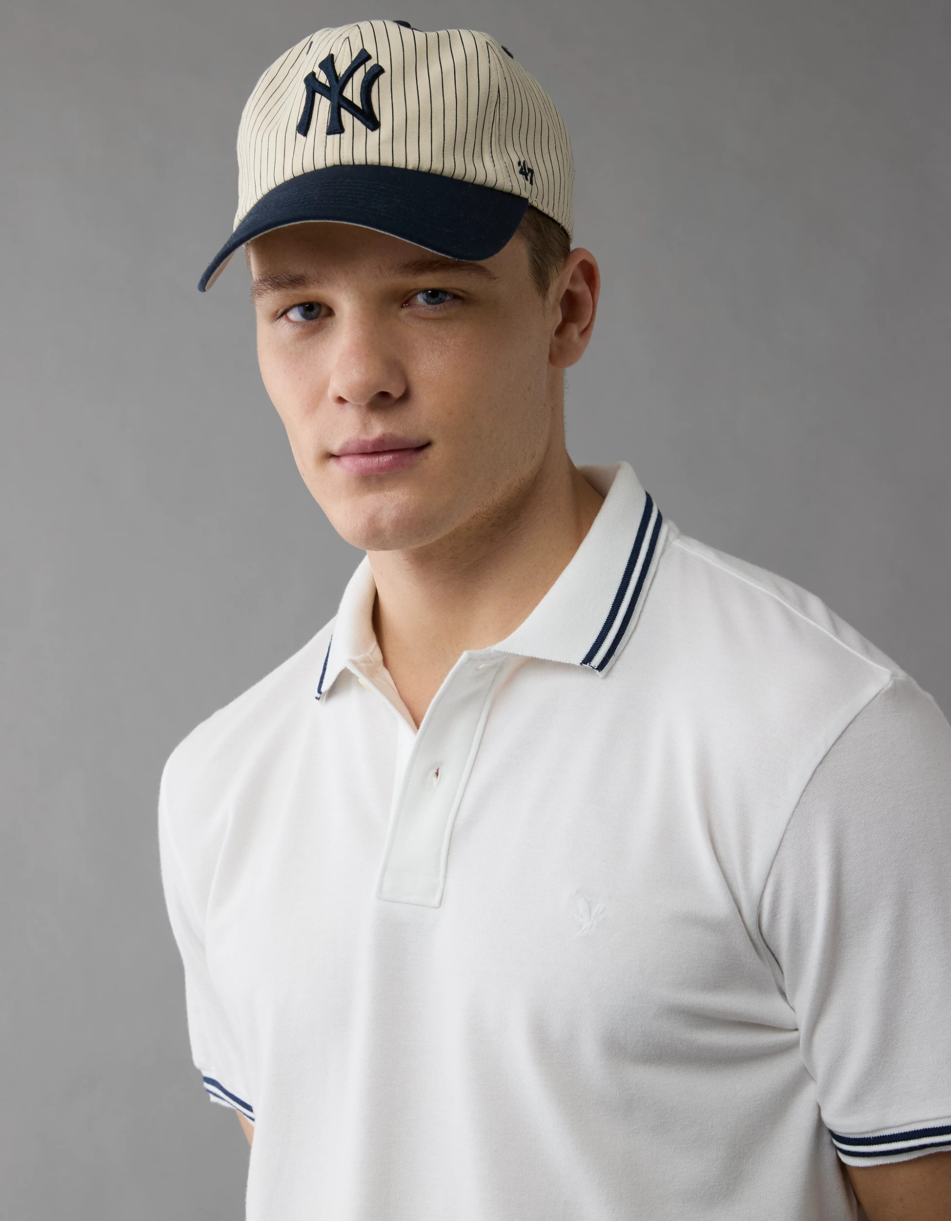 AE 24/7 Club Pique Polo Shirt | American Eagle Outfitters (US & CA)