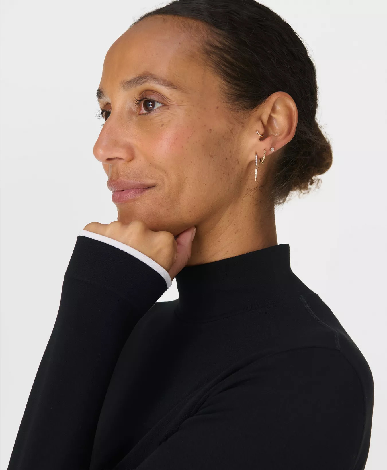 Modal High Neck Base Layer Top - Black | Women's Thermal Base Layers | Sweaty Betty | Sweaty Betty UK