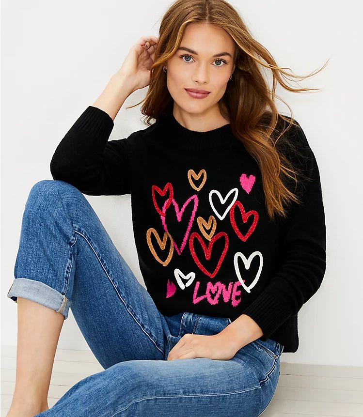 Love Heart Sweater | LOFT