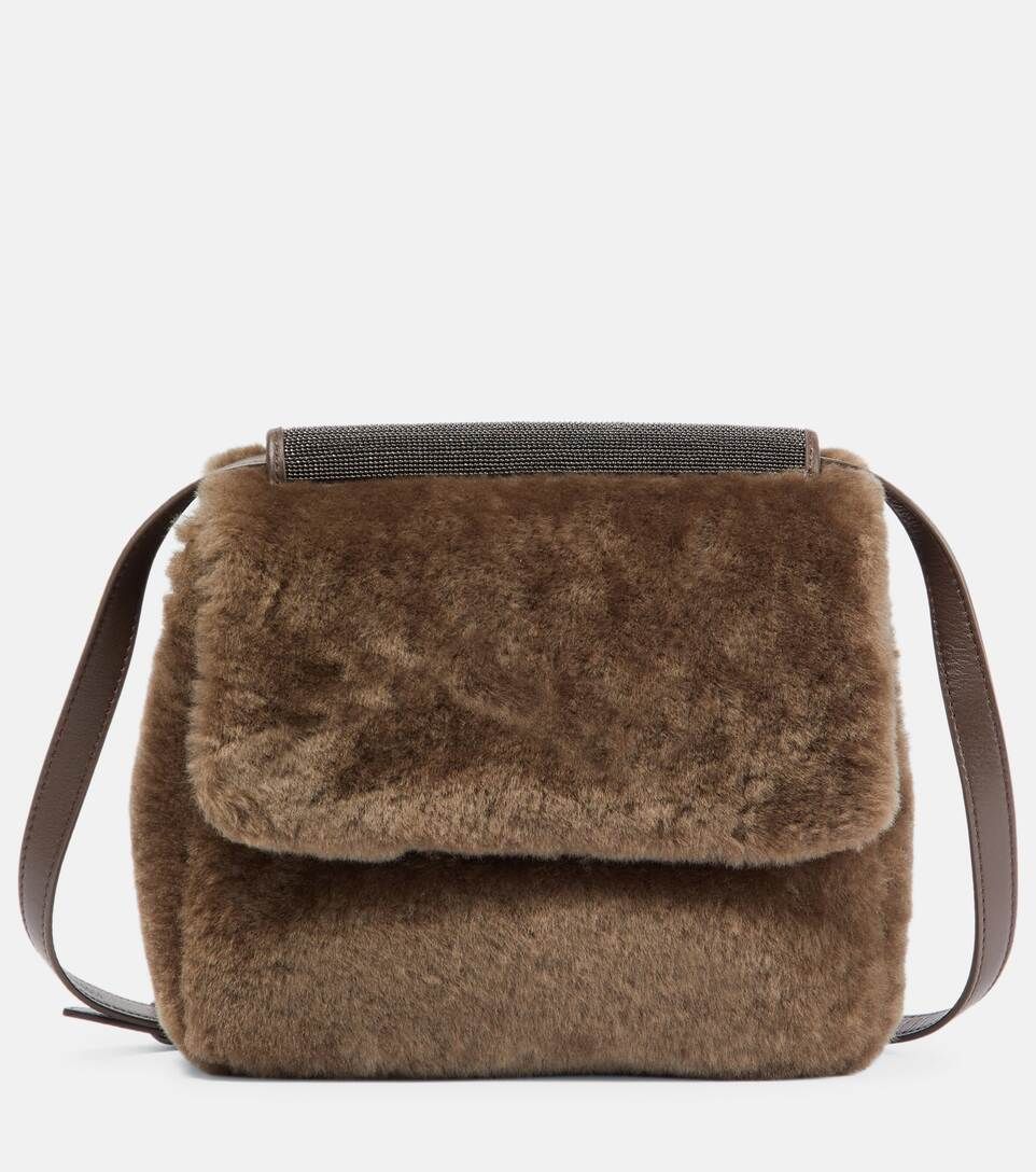 Small shearling crossbody bag | Mytheresa (INTL)