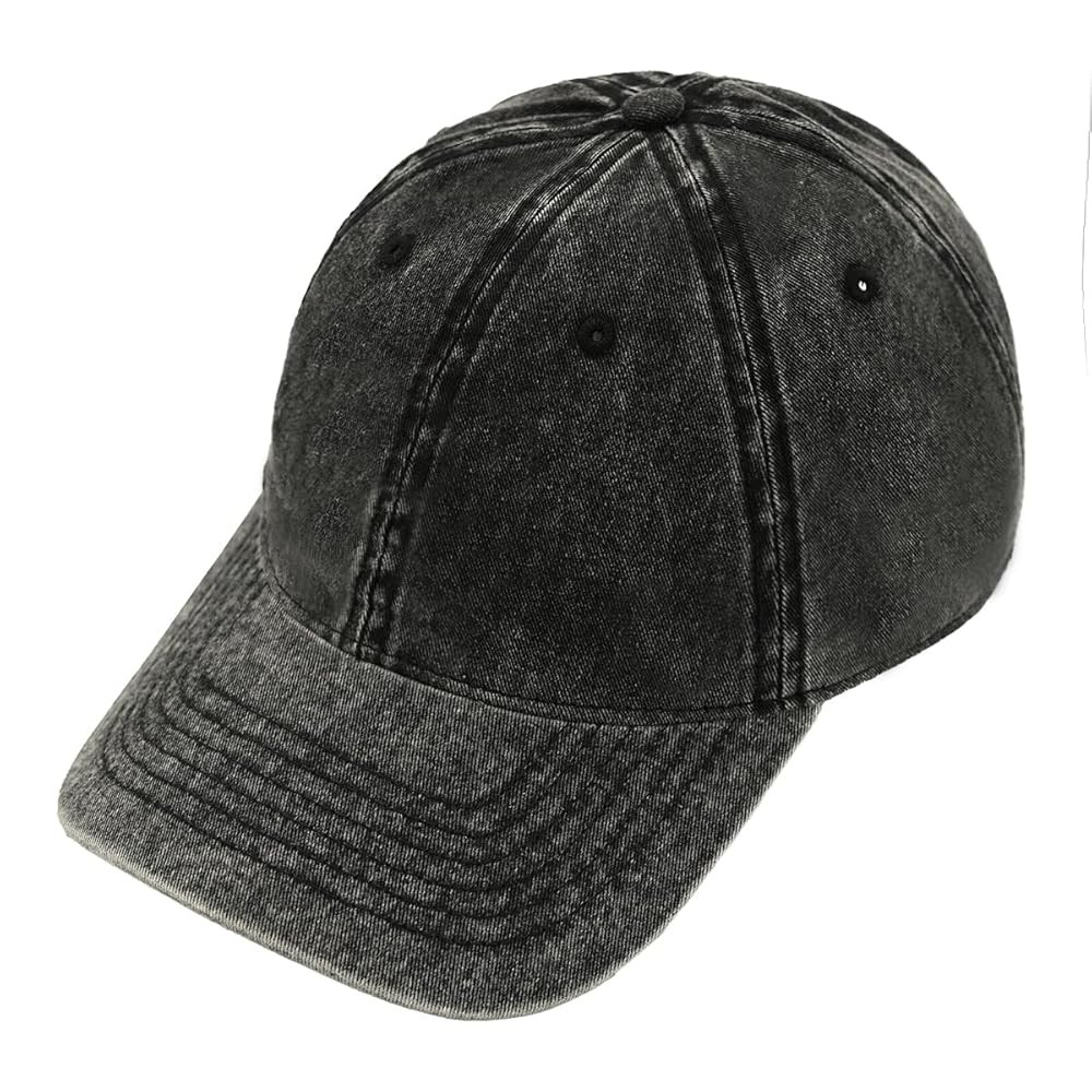 C.C Acid Wash Cotton 3D Embroidered Baseball Cap (BA-4239) (BA-4240) (BA-4241) | Amazon (US)