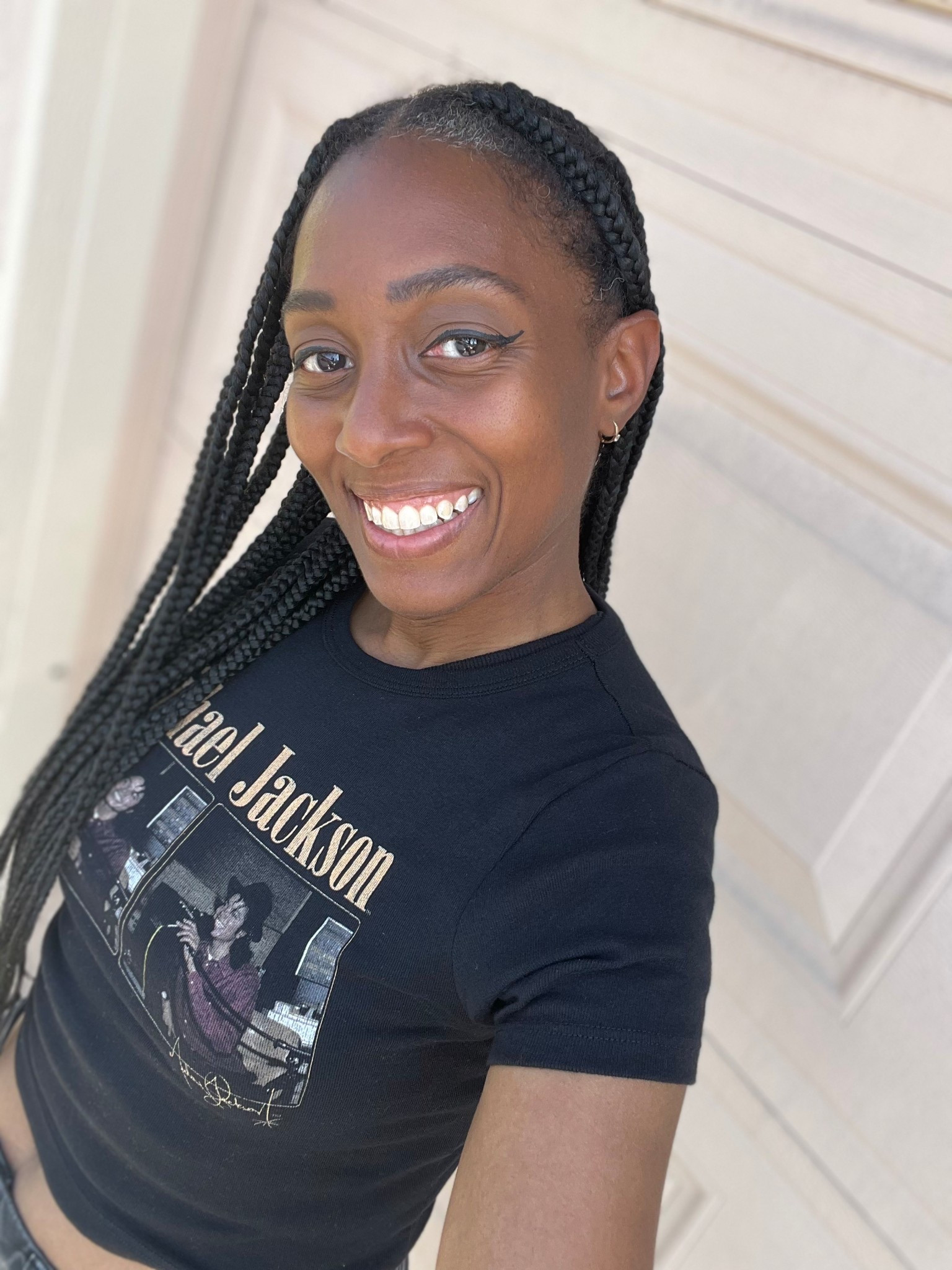 Michael Jackson crop top 🥰🥰 super cute and girly graphic band tee! 

#LTKMidsize #LTKSummerEdit