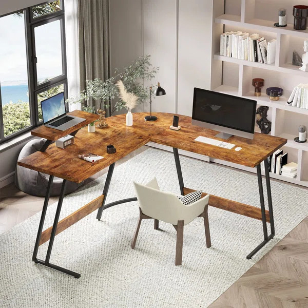 Vanesa L-Shape Desk | Wayfair North America