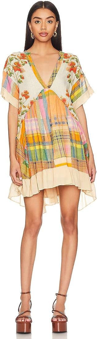 Free People Women's Printed Agnes Dress, Spring Combo, XS | Amazon (US)