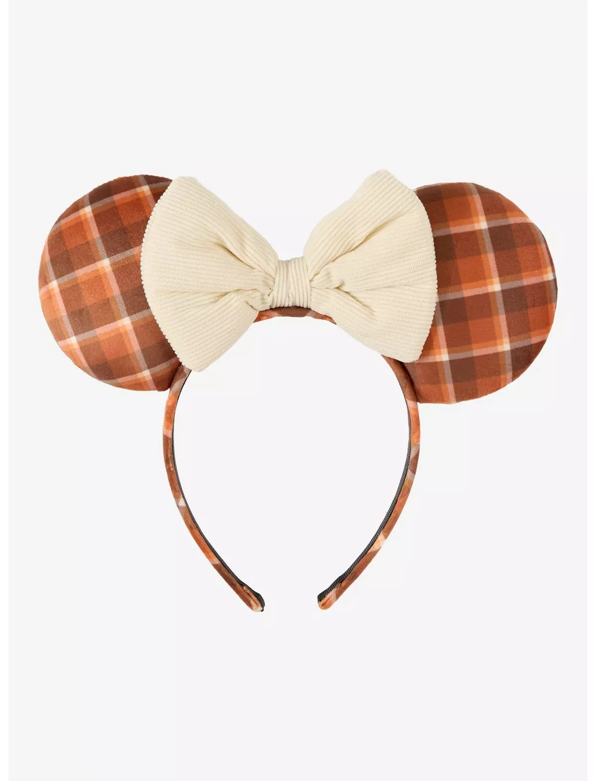 Disney Minnie Mouse Fall Plaid Mouse Ear Headband | Hot Topic | Hot Topic