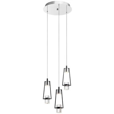 Faria 3 - Light Cluster Cylinder LED Pendant | Wayfair North America