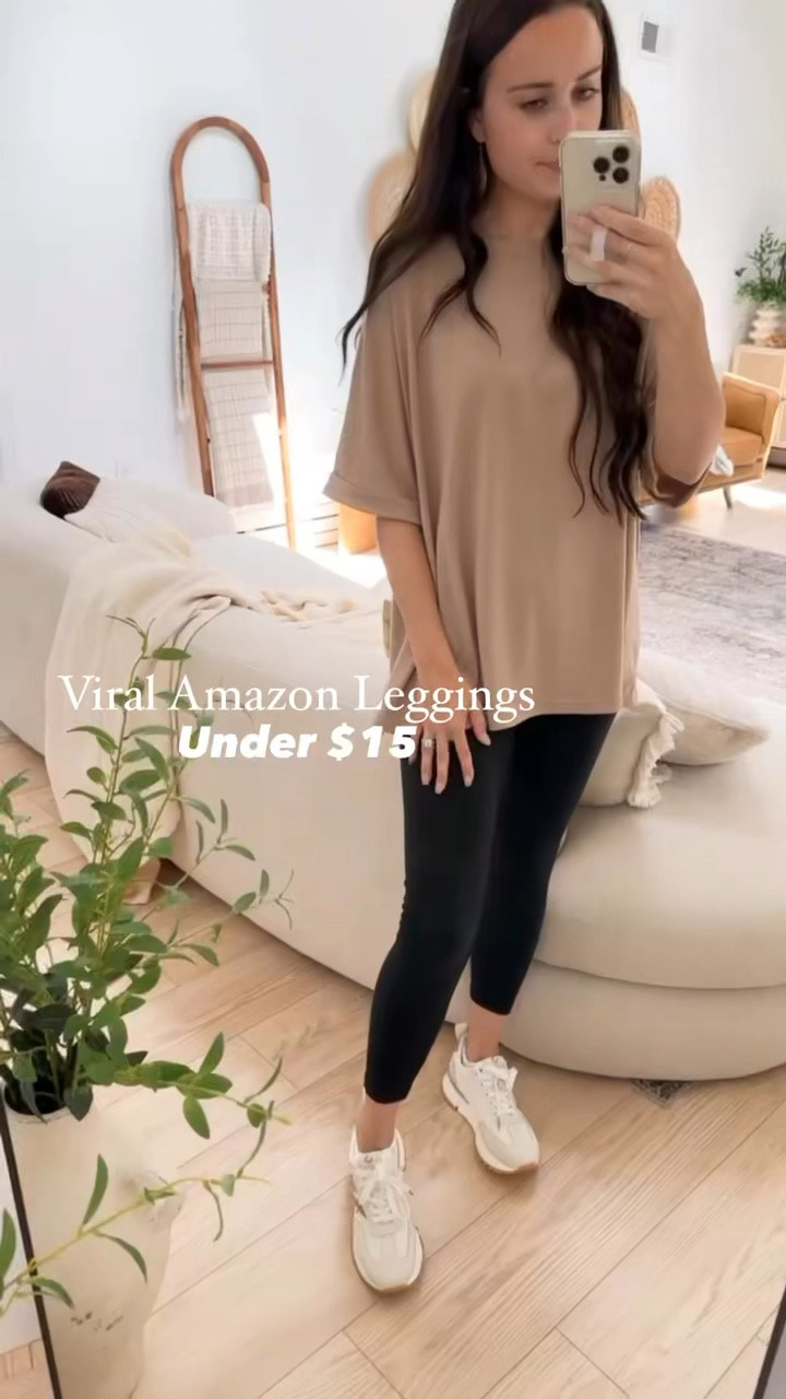 Viral soft & cozy leggings from Amazon under $15 — paired with oversized tshirt for $10 that comes in multiple colors! 

#Amazonfashion


#LTKfindsunder50 #LTKstyletip