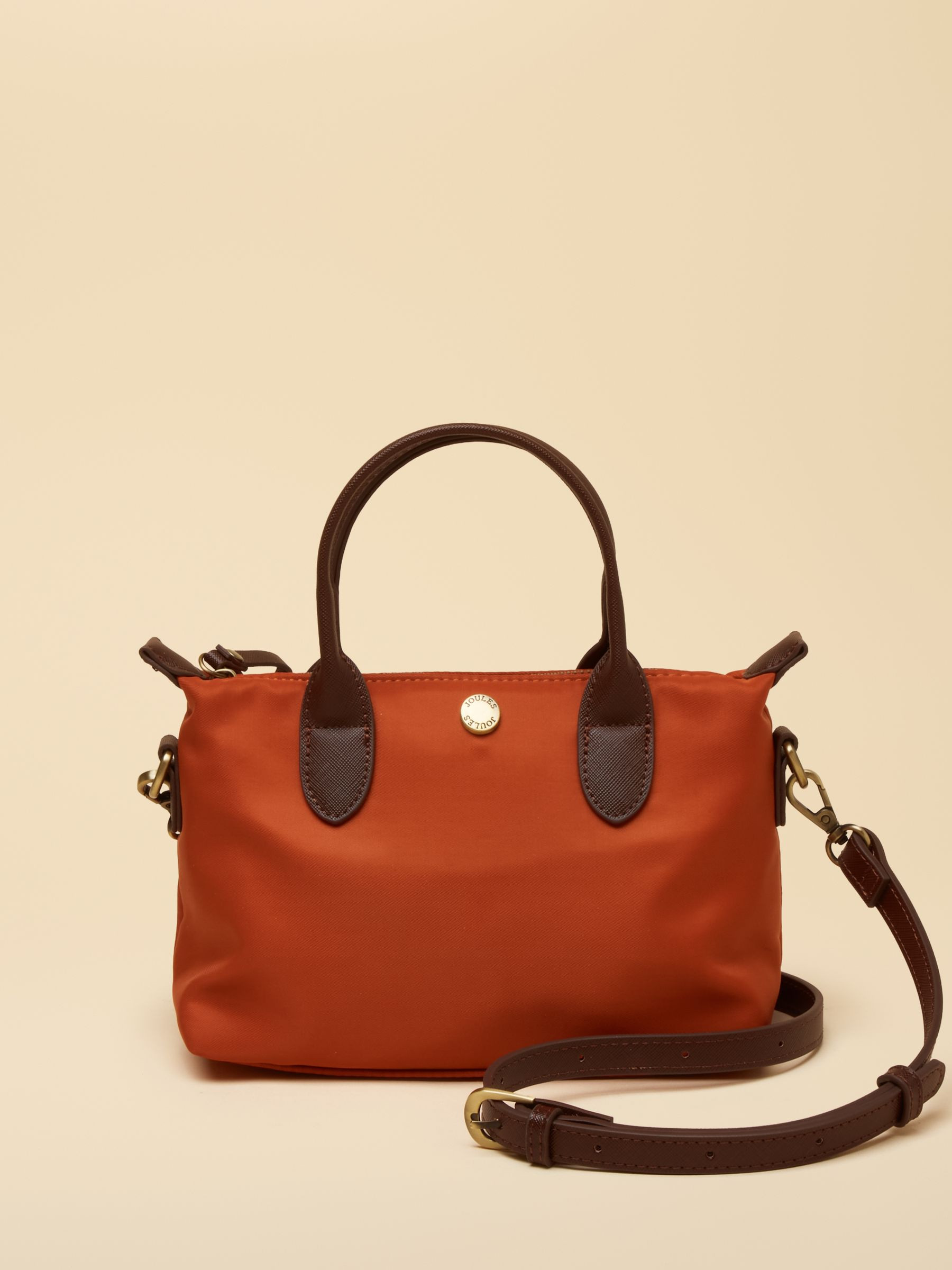 Edie Orange Crossbody Handbag | Joules | Joules