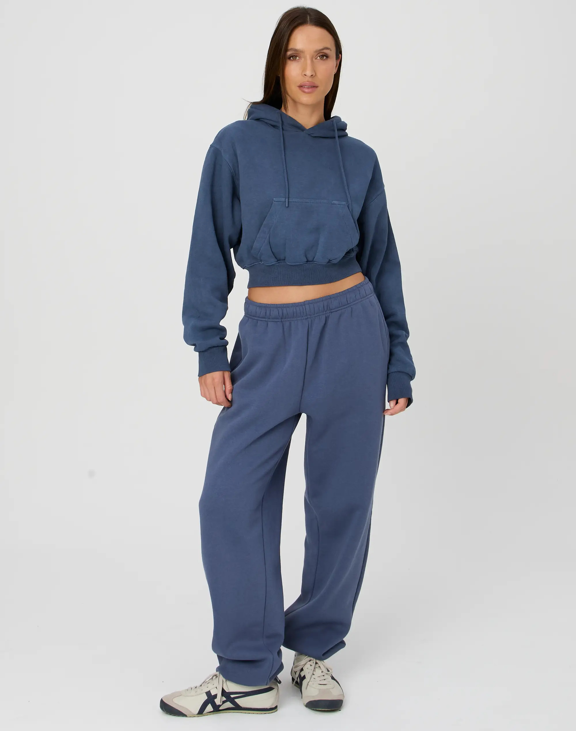 Washed Cropped Hoodie in Washed Girls Night | Glassons | Glassons (Australia)