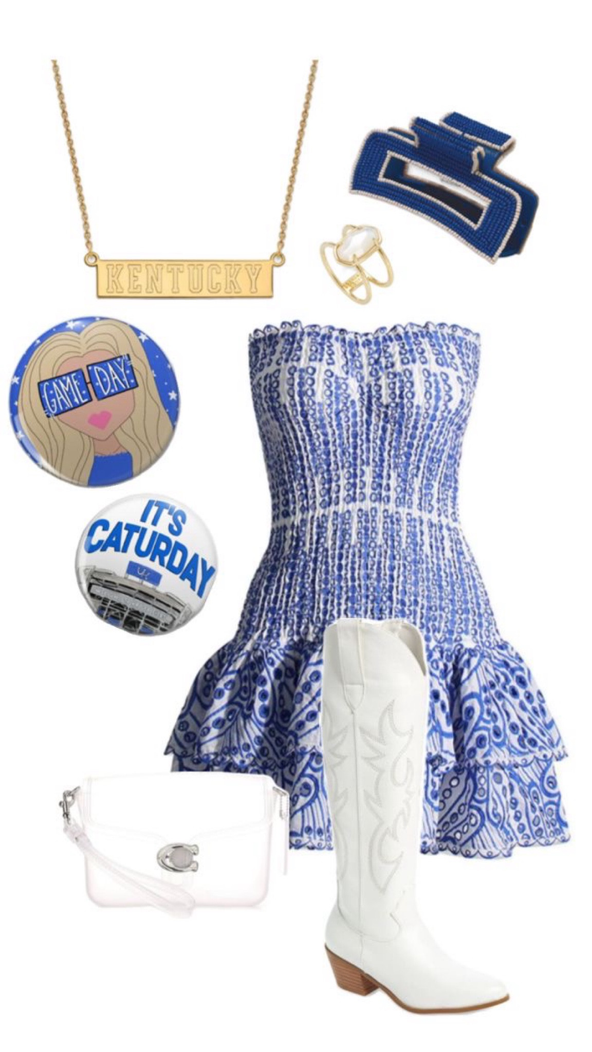 SEC KENTUCKY GAMEDAY OUTFIT INSPO. Gameday, football game outfit, sec school, preppy, aesthetic, blue and white, royal blue dress and outfit, denim outfit, clothing haul, haul, clothes, shopping, back to school, kentucky, wildcats 

#LTKU #LTKBacktoSchool #LTKSeasonal

#LTKU #LTKSeasonal #LTKFallSale