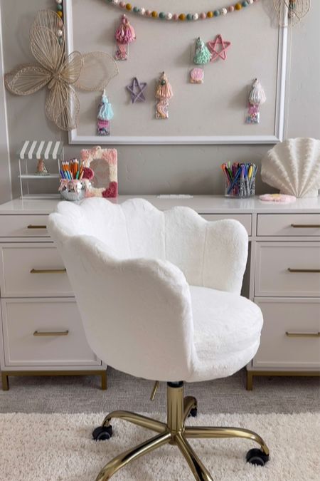The prettiest desk and chair 

#LTKkids #LTKfamily #LTKhome