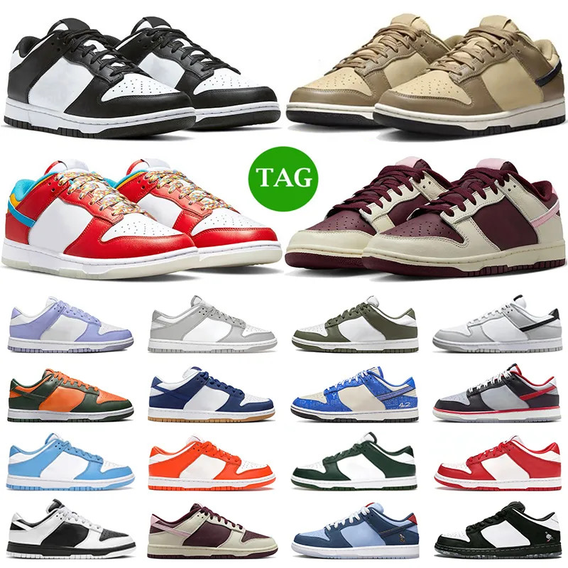 Panda running shoes men women low UNC Grey Fog Medium Olive Syracuse Green Apple Chicago Sail men... | DHGate